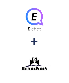 E-chat ve BrandSMS  entegrasyonu