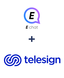 E-chat ve Telesign entegrasyonu