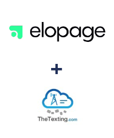 Elopage ve TheTexting entegrasyonu