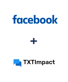 Facebook ve TXTImpact entegrasyonu