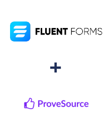 Fluent Forms Pro ve ProveSource entegrasyonu