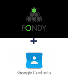 Fondy ve Google Contacts entegrasyonu