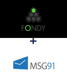Fondy ve MSG91 entegrasyonu