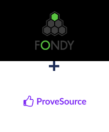 Fondy ve ProveSource entegrasyonu