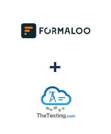 Formaloo ve TheTexting entegrasyonu