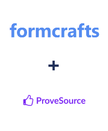 FormCrafts ve ProveSource entegrasyonu