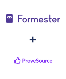 Formester ve ProveSource entegrasyonu