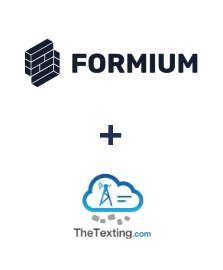 Formium ve TheTexting entegrasyonu