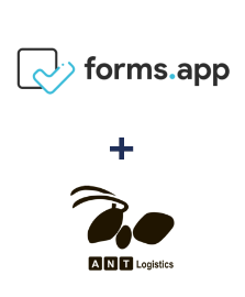 forms.app ve ANT-Logistics entegrasyonu