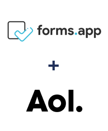 forms.app ve AOL entegrasyonu