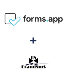 forms.app ve BrandSMS  entegrasyonu