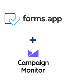 forms.app ve Campaign Monitor entegrasyonu