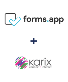 forms.app ve Karix entegrasyonu