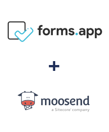 forms.app ve Moosend entegrasyonu