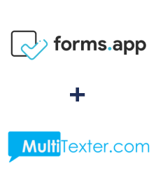 forms.app ve Multitexter entegrasyonu