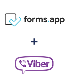 forms.app ve Viber entegrasyonu
