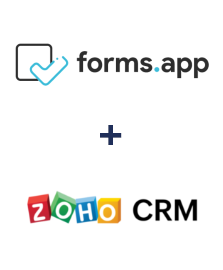 forms.app ve ZOHO CRM entegrasyonu