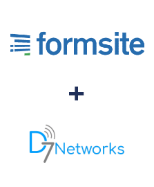 Formsite ve D7 Networks entegrasyonu