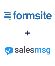 Formsite ve Salesmsg entegrasyonu
