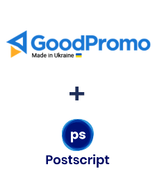 GoodPromo ve Postscript entegrasyonu