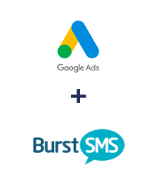 Google Ads ve Burst SMS entegrasyonu