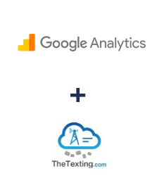 Google Analytics ve TheTexting entegrasyonu