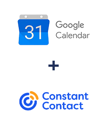 Google Calendar ve Constant Contact entegrasyonu