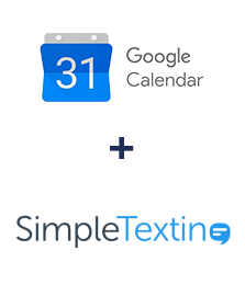 Google Calendar ve SimpleTexting entegrasyonu
