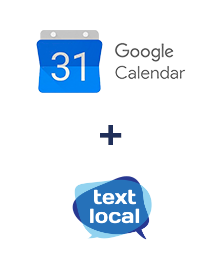 Google Calendar ve Textlocal entegrasyonu