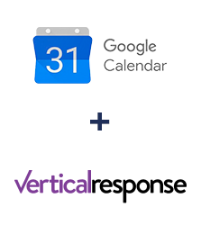Google Calendar ve VerticalResponse entegrasyonu