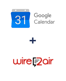 Google Calendar ve Wire2Air entegrasyonu