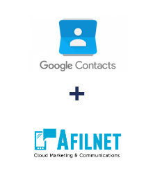 Google Contacts ve Afilnet entegrasyonu