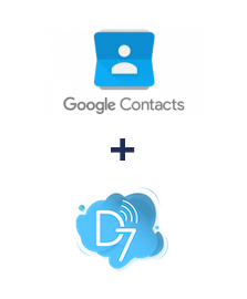 Google Contacts ve D7 SMS entegrasyonu