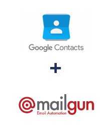 Google Contacts ve Mailgun entegrasyonu