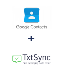 Google Contacts ve TxtSync entegrasyonu