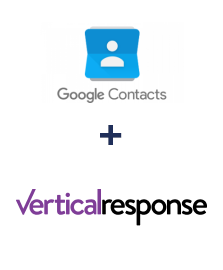 Google Contacts ve VerticalResponse entegrasyonu