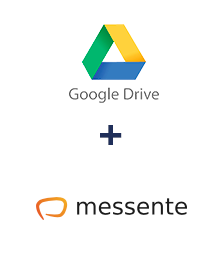 Google Drive ve Messente entegrasyonu