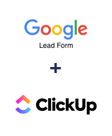 Google Lead Form ve ClickUp entegrasyonu