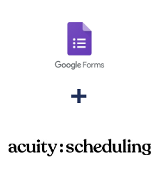 Google Forms ve Acuity Scheduling entegrasyonu