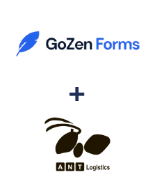 GoZen Forms ve ANT-Logistics entegrasyonu