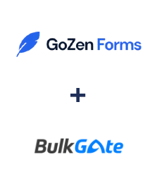 GoZen Forms ve BulkGate entegrasyonu