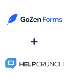 GoZen Forms ve HelpCrunch entegrasyonu
