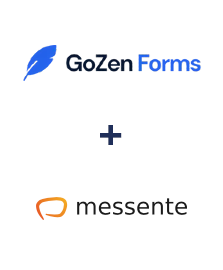 GoZen Forms ve Messente entegrasyonu