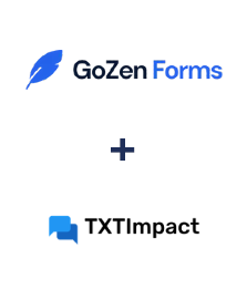 GoZen Forms ve TXTImpact entegrasyonu