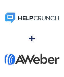 HelpCrunch ve AWeber entegrasyonu