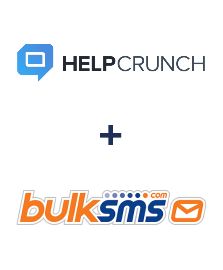 HelpCrunch ve BulkSMS entegrasyonu