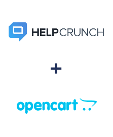 HelpCrunch ve Opencart entegrasyonu
