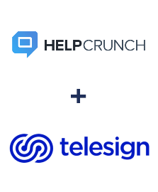 HelpCrunch ve Telesign entegrasyonu