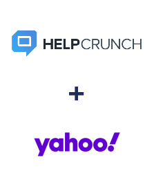 HelpCrunch ve Yahoo! entegrasyonu