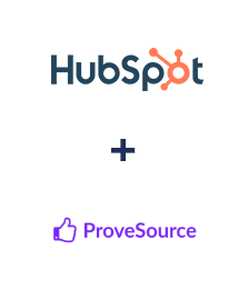HubSpot ve ProveSource entegrasyonu